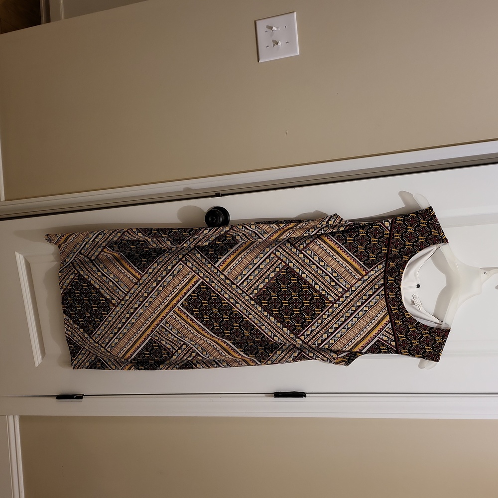 Cato fully lined print dress